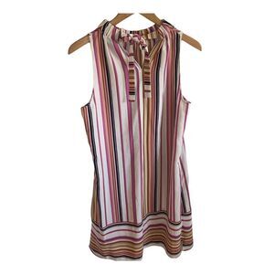 Apt 9 striped halter midi dress - retro dress
